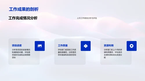 月度数据分析报告PPT模板