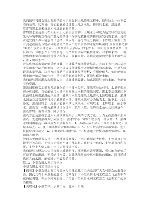 【精编】农田水利论文精选.docx