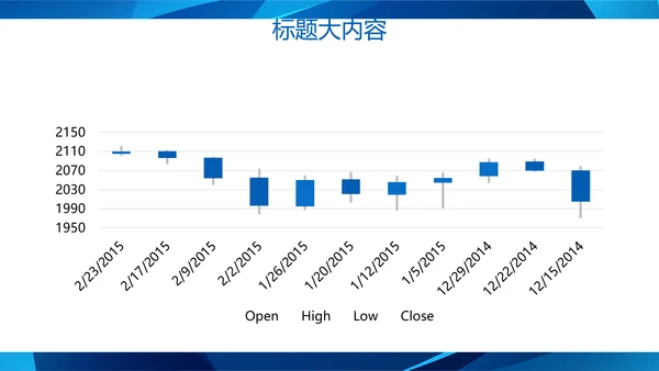 蓝色科技网络信息软件科技商务动态PPT