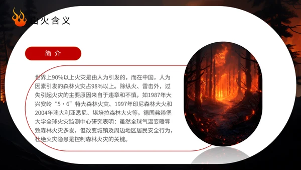 预防山火人人有责林火通用PPT模板
