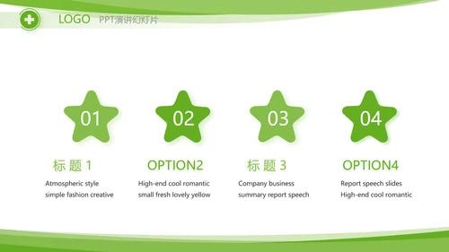 绿色清新临床护理案例分析动态PPT模板