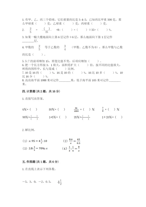 小学六年级下册数学期末卷附参考答案（精练）.docx