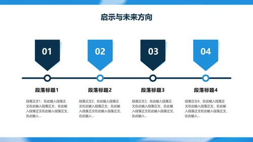 蓝色简约答辩论文文献汇报PPT模板