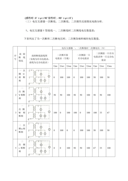 电能计量装置错误接线检查作业指导说明书.docx