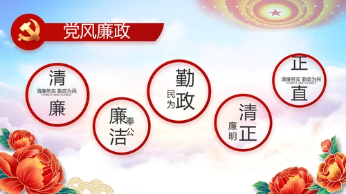 红色党建党支部党员主题党日微党课PPT