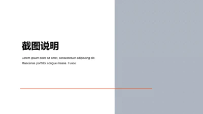 扁平PPT截图说明