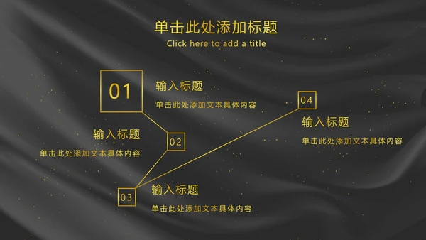黑金商务风年终汇报PPT模板