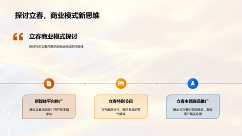 立春商业价值探讨PPT模板