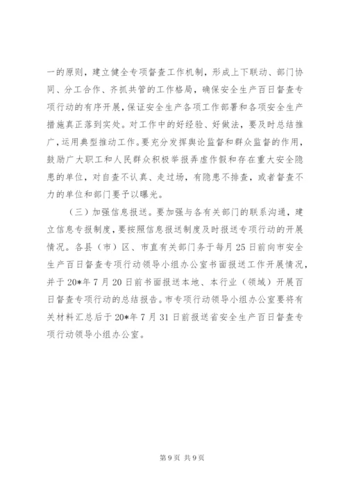 市安全生产督查行动方案.docx