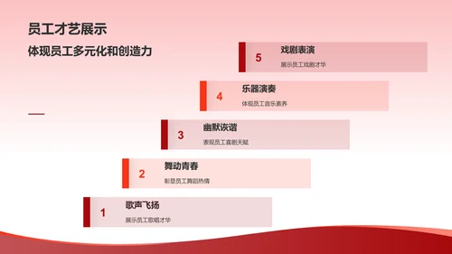 红色商务风表彰庆典PPT模板