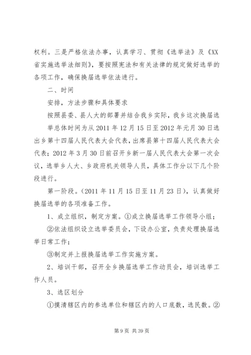 人民代表大会换届选举工作实施方案.docx