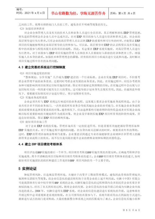 2ERP风险管理论文正文GAI.docx