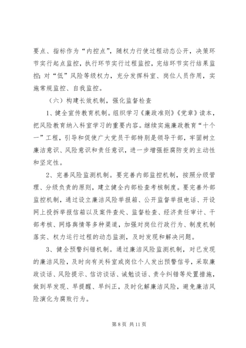 人力资源科学习建设廉洁风险防控体系汇报.docx