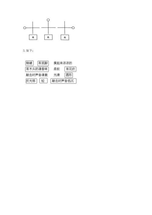 教科版二年级上册科学期末测试卷必考题.docx