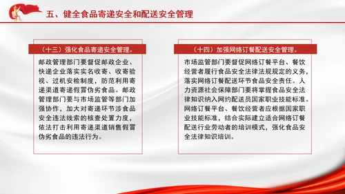关于进一步强化食品安全全链条监管的意见全文学习PPT课件