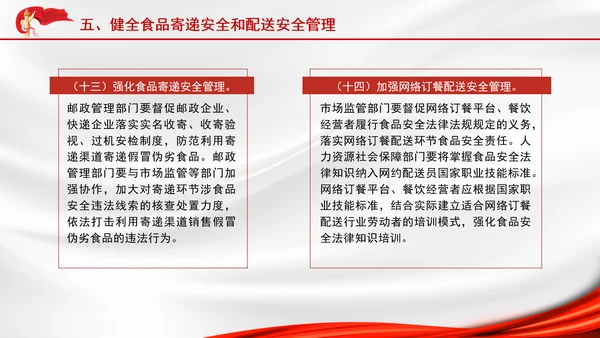 关于进一步强化食品安全全链条监管的意见全文学习PPT课件
