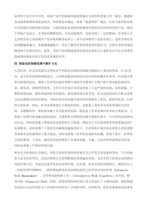 主要国家和地区保险市场的发展.docx