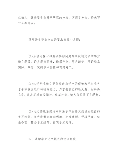 法学毕业论文格式精编.docx