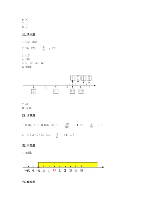 六年级下册数学期末测试卷附完整答案【精选题】.docx