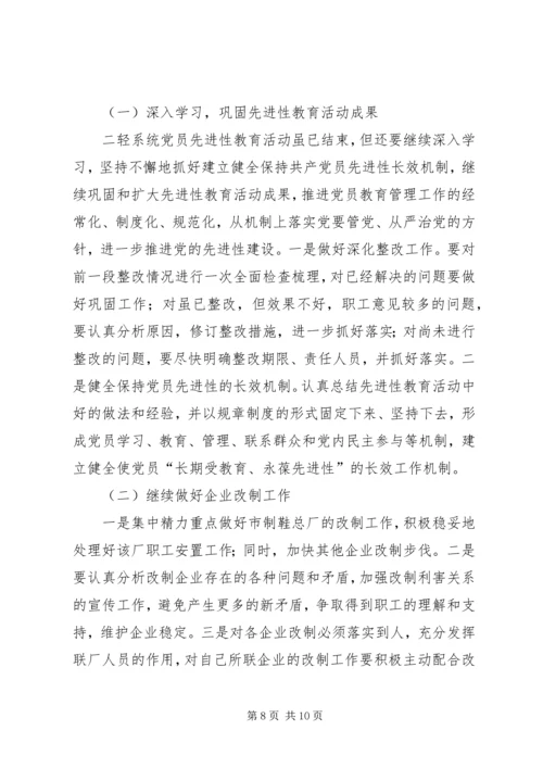 二轻年度总结及计划.docx