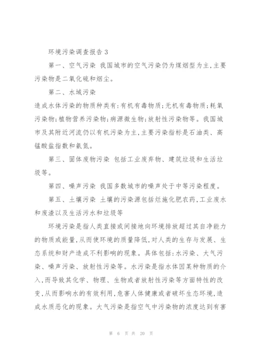 环境污染调查报告范文五篇.docx