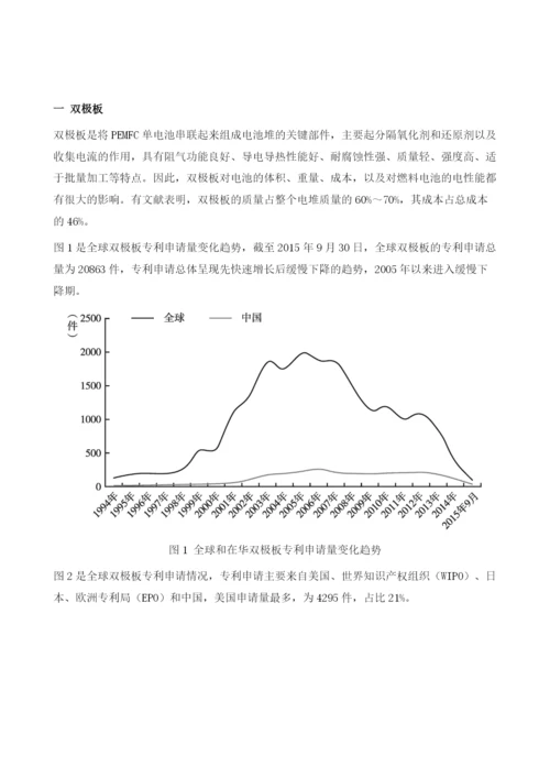 中国燃料电池汽车重点技术专利分析.docx