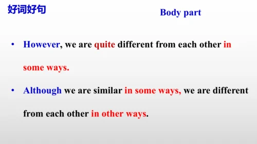 Unit 3 I'm more outgoing than my sister.写作教学课件【人教（