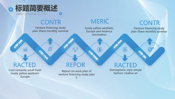 蓝色大气工作总结汇报商务动态PPT
