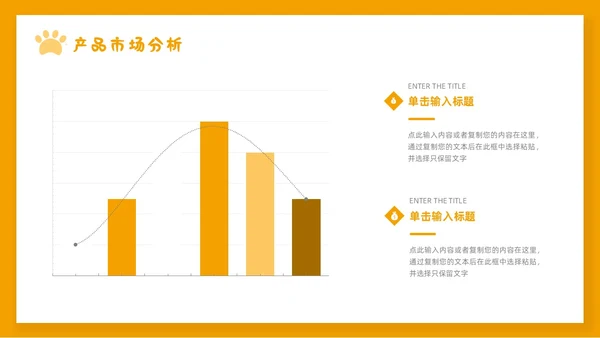 橙色简约宠物行业商业计划书PPT
