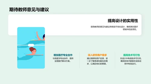 医学设计开题报告PPT模板