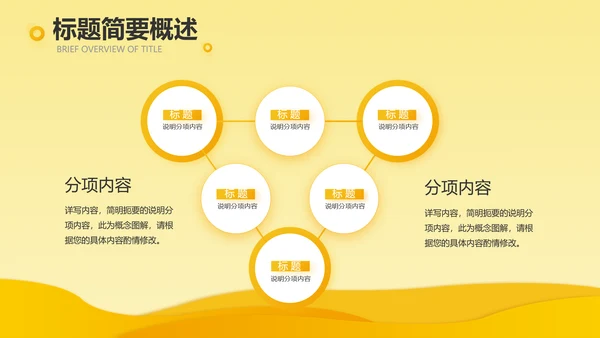 橙色时尚工作总结汇报商务动态PPT