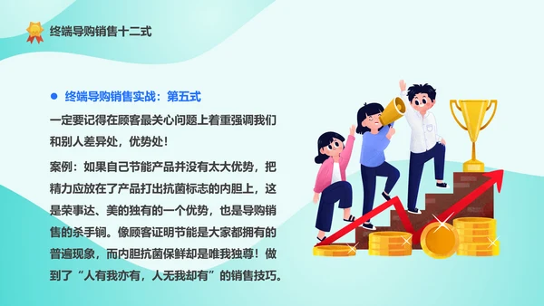 精英导购员说话技巧培训PPT模板