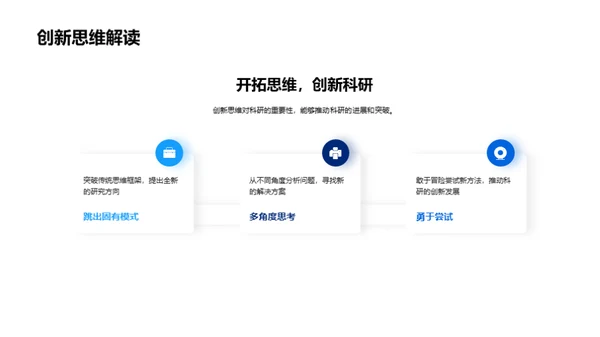 科研实践与探索
