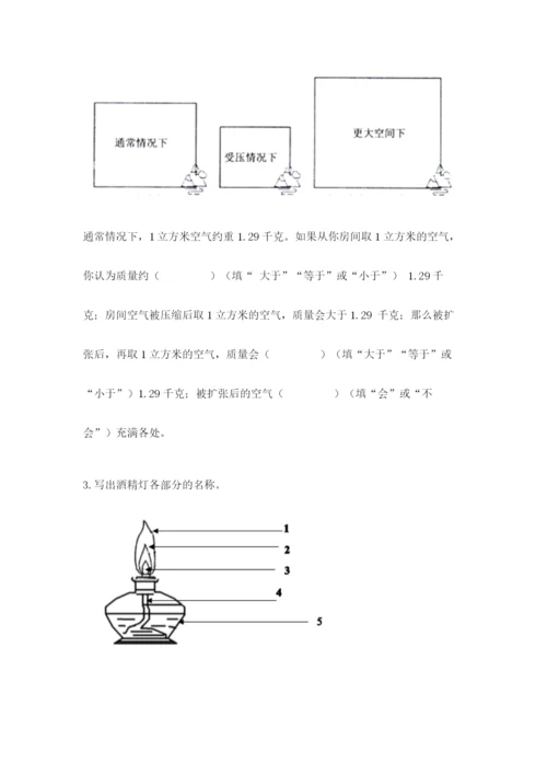 教科版小学三年级上册科学期末测试卷完整版.docx