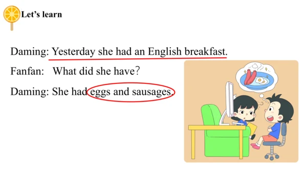 Module 3 Unit 1 She had eggs and sausages 课件(共33张P
