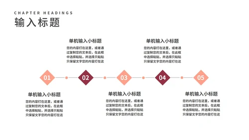 白色中国风小清新工作总结汇报PPT模板