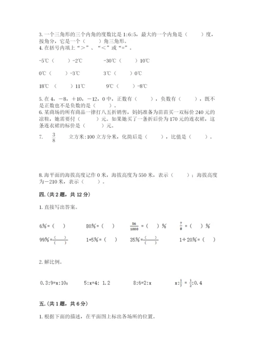 苏教版小升初数学模拟试卷及答案（考点梳理）.docx