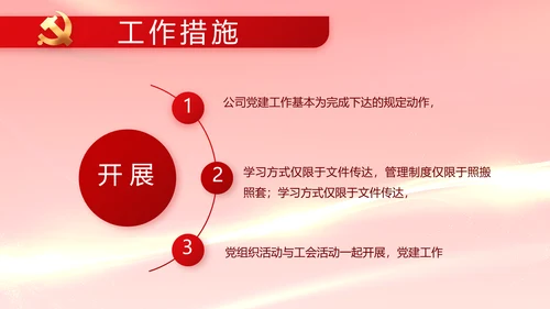 红色党建党支部年终工作总结PPT党课