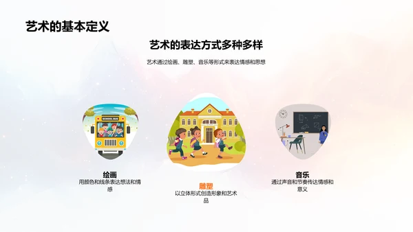 艺术生活教学PPT模板