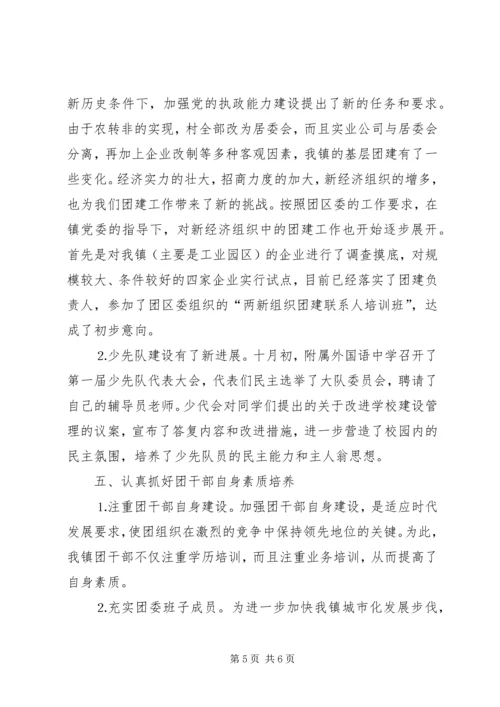 团委工作调研会上的汇报材料 (6).docx