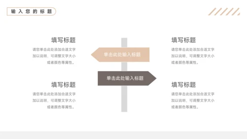 黄色文艺极简创意项目策划PPT模板