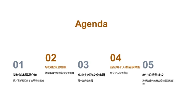 高中生活的安全守则