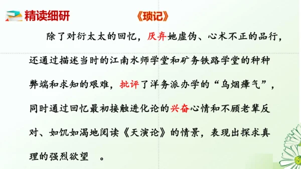 七年级语文上册第三单元整本书阅读《朝花夕拾》课件