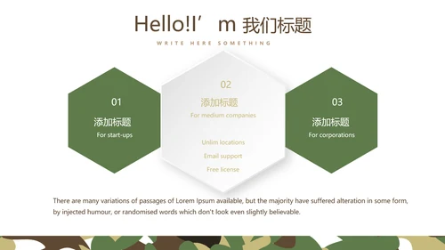 军事团队协作动PPT