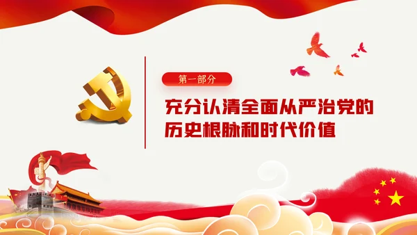 贯彻全面从严治党锤炼坚强党性和过硬作风党课