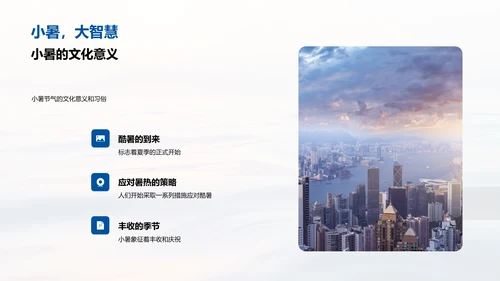 小暑生活适应指导PPT模板