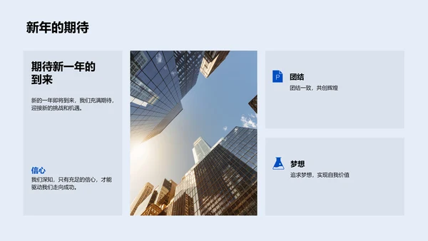 年会团队战略PPT模板