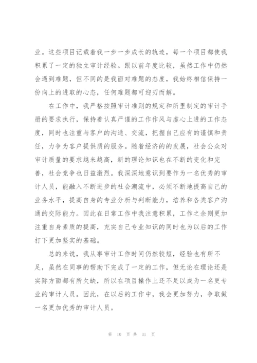 审计个人工作总结800字范文.docx