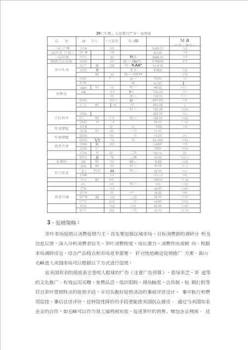 国际营销策划书