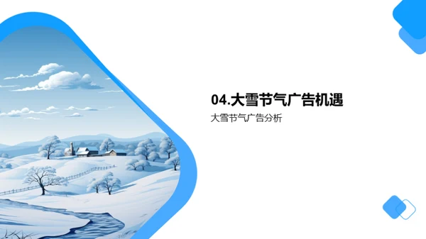 大雪节气广告策略